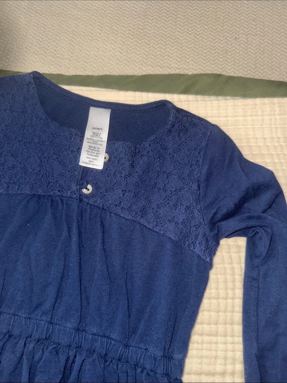 Old Navy Grey Ruffle Knit Dress for Girls